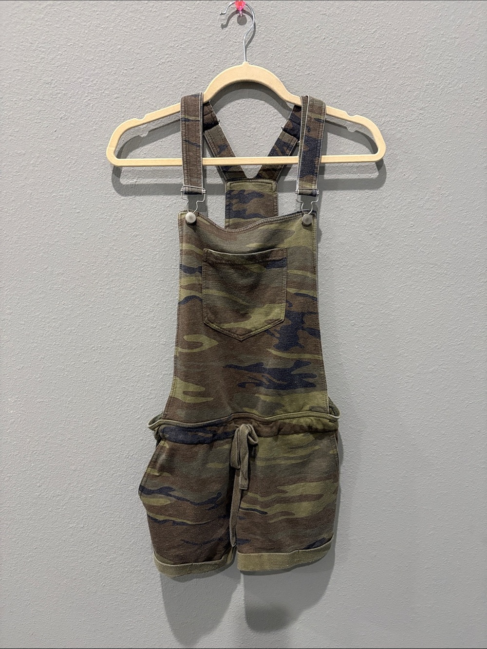 Altard Sate Camo Short Overalls - Green Camouflage
